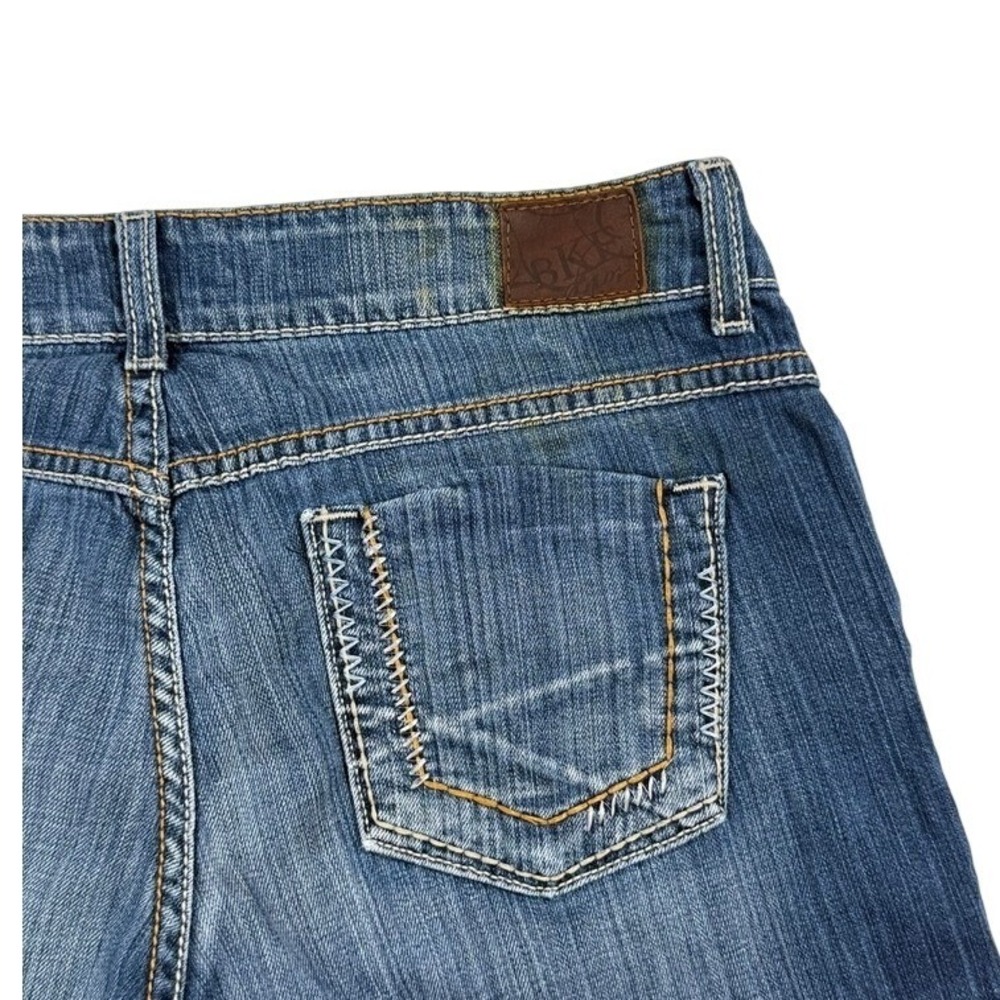 BKE Culture Bootcut Jeans Blue Medium Wash Low Rise Denim Pants Womens 32x33.5